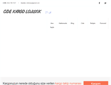 Tablet Screenshot of cidekargo.com